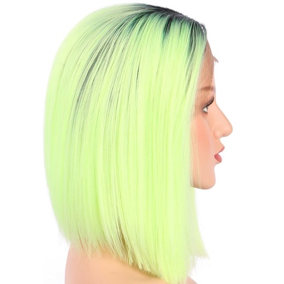 ?KYLIE 12” NEON GREEN LACE FRONT Wig *NWT*? main image 4